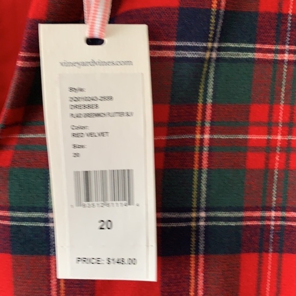 Vineyard Vines Plaid Greenwich Dress 20 - Picture 8 of 10